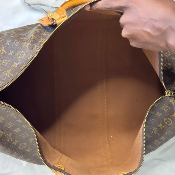 Louis Vuitton Keepall 60 (1987 Vintage Monogram) Duffel Bag - Picture 9 of 11